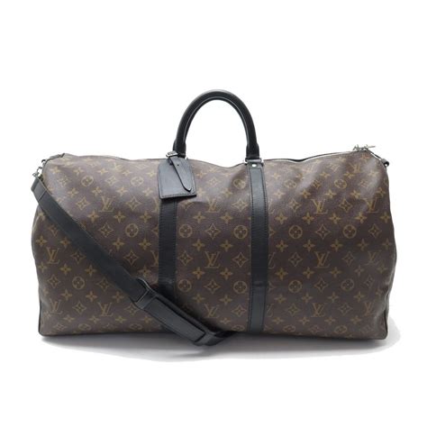 louis vuitton keepall 55 monogram macassar canvas